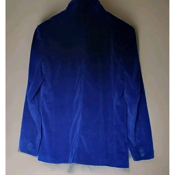 Vintage 70s Women's Blazer Purple Sz 14 Corduroy 100%Cotton JBJ Sportswear - Picture 2 of 8